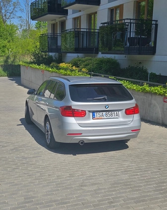 BMW Seria 3 cena 59999 przebieg: 183600, rok produkcji 2015 z Warszawa małe 37